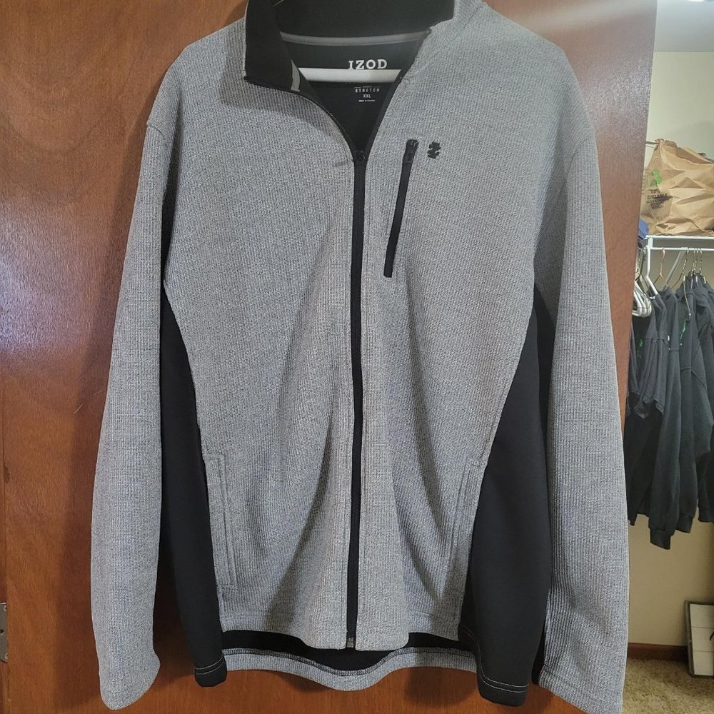 Izod advantage performance Natural stretch jacket Size XXL gray and black